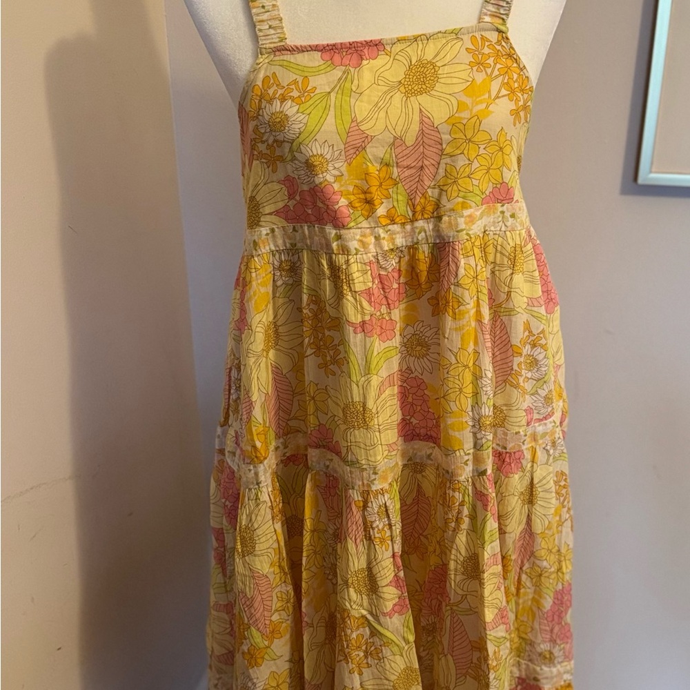 American Eagle Outfitters Floral Dress with Yellow and Pink